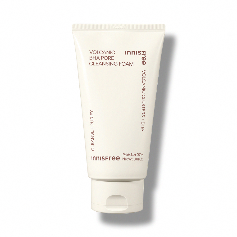 火山泥毛孔調理潔面乳(BHA) 250g innisfree INNISFREE VOLCANIC BHA PORE CLEANSING FOAM 250g