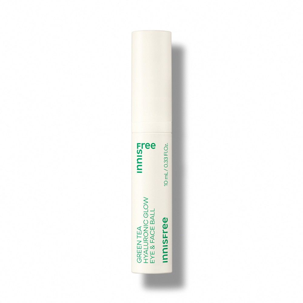 綠茶玻尿酸保濕滾珠眼部精華 10ml innisfree INNISFREE GREEN TEA HYALURONIC GLOW EYE FACEBALL