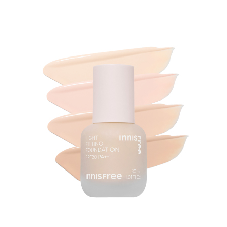 輕薄透服貼粉底液 SPF20 PA++ 30ml innisfree