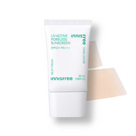 高效UV毛孔隱形防曬霜 SPF50+ PA++++ 50ml innisfree INNISFREE UV ACTIVE PORELESS SUNSCREEN SPF50+ PA++