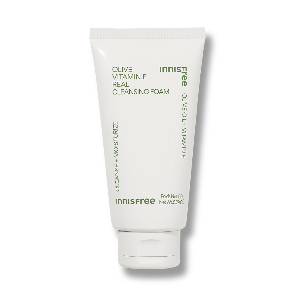 橄欖維他命E潔面乳 150g innisfree INNISFREE OLIVE VITAMIN E REAL CLEANSING FOAM
