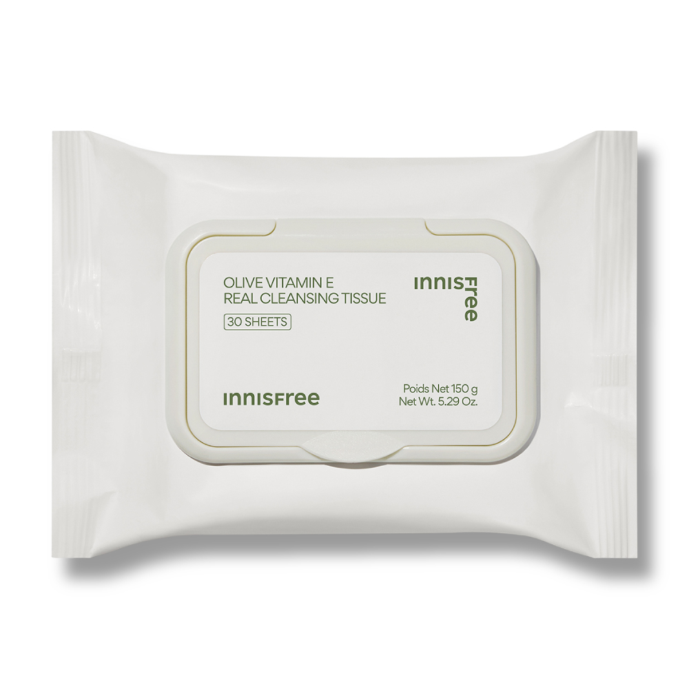 橄欖維他命E卸妝棉 innisfree INNISFREE OLIVE VITAMIN E REAL CLEANSING TISSUE