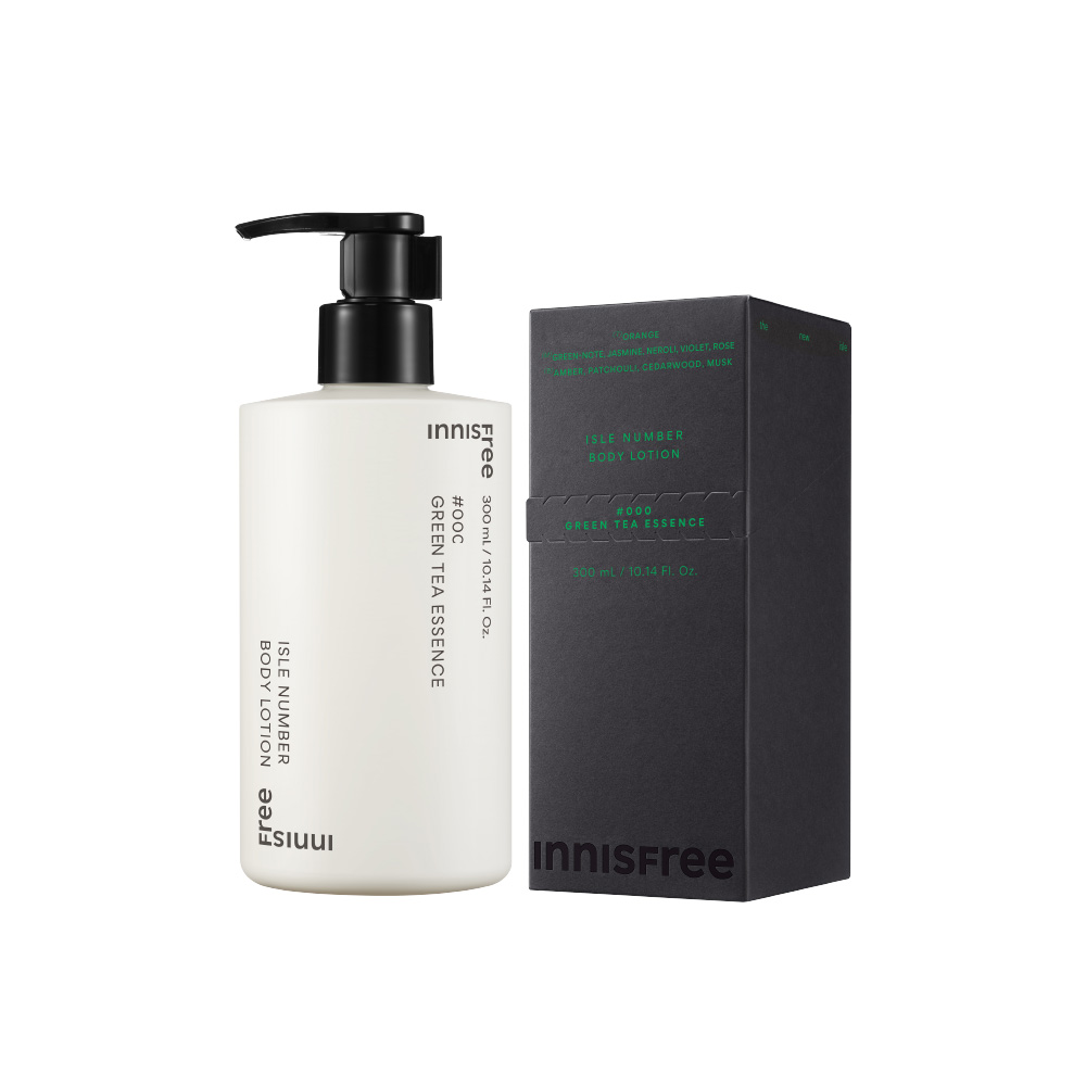 ISLE NUMBER身體乳 300ml [綠茶精萃] innisfree INNISFREE ISLE NUMBER BODY LOTION GREEN TEA