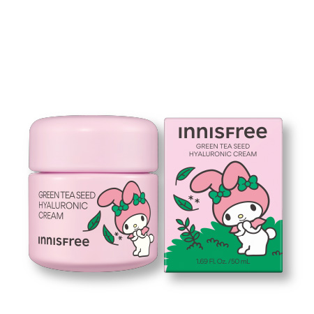 綠茶籽玻尿酸保濕霜 50ml [美樂蒂限定版] innisfree