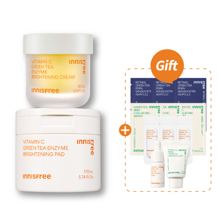 [4月限定] 維C棉片淨亮拋光組 innisfree