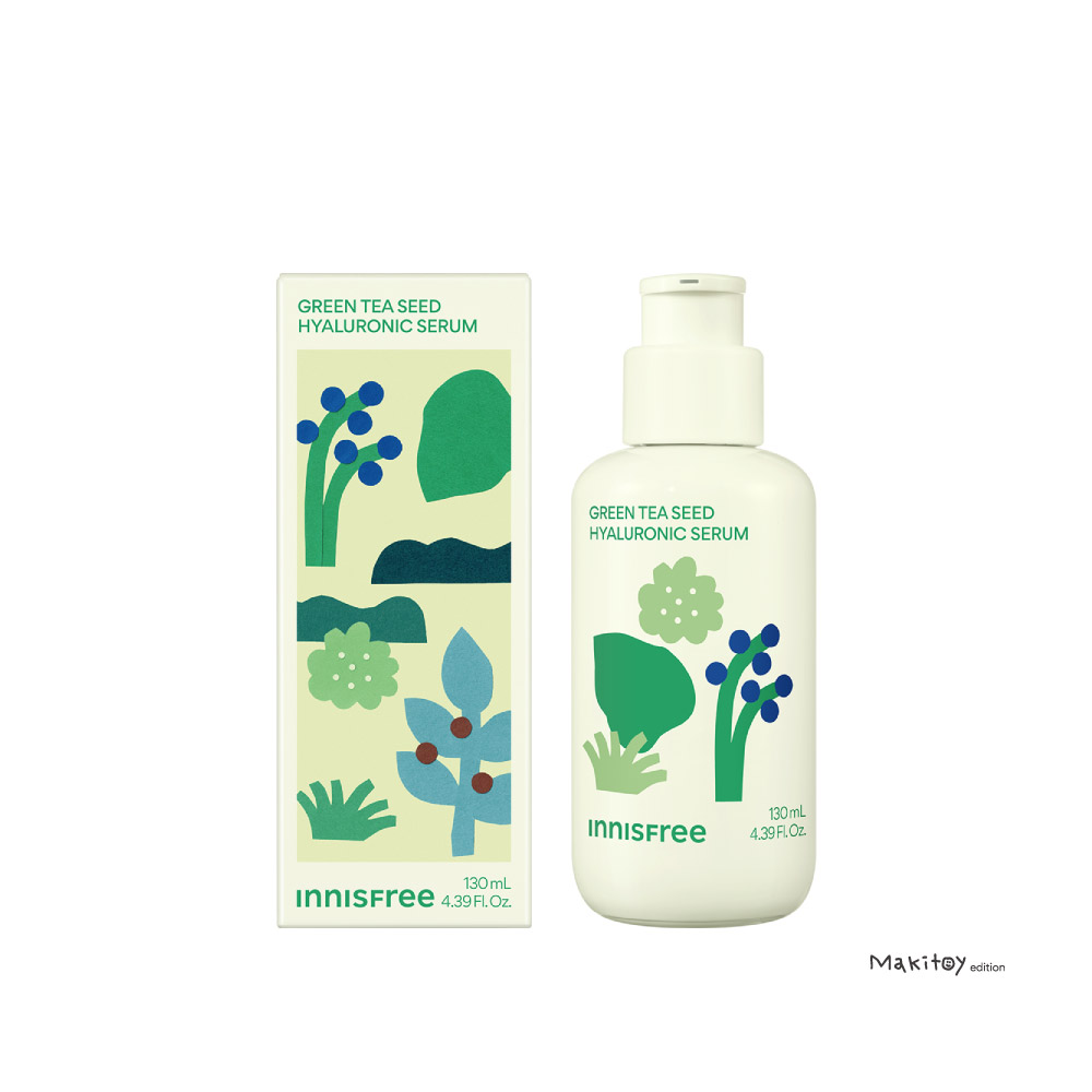 綠茶籽玻尿酸保濕精華[環保限定版] 130ml innisfree INNISFREE GREEN TEA SEED HYALURONIC SERUM
