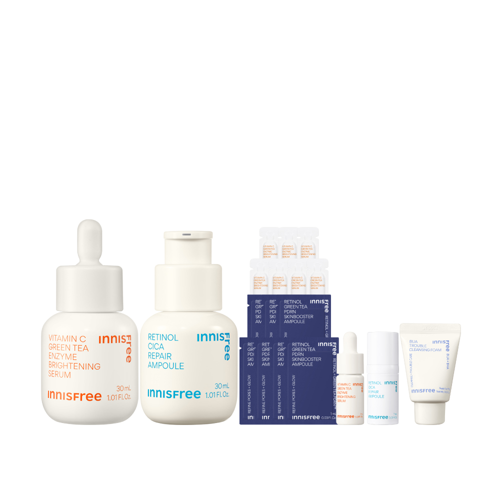 [6月限定] 早C晚A戰痘穩膚組[入門版] innisfree VC+RCA