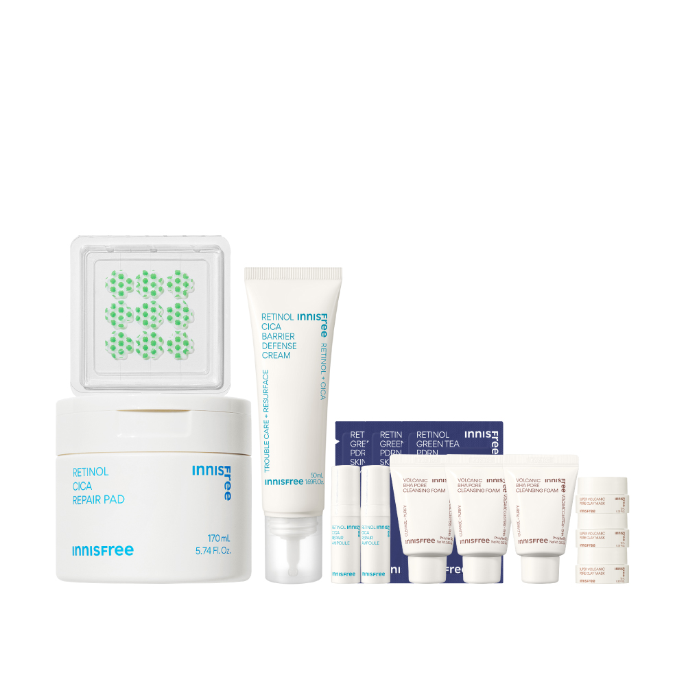 [6月限定] A醇家族全方位淨膚禦痘組 innisfree RCA SET+RCP+RCC