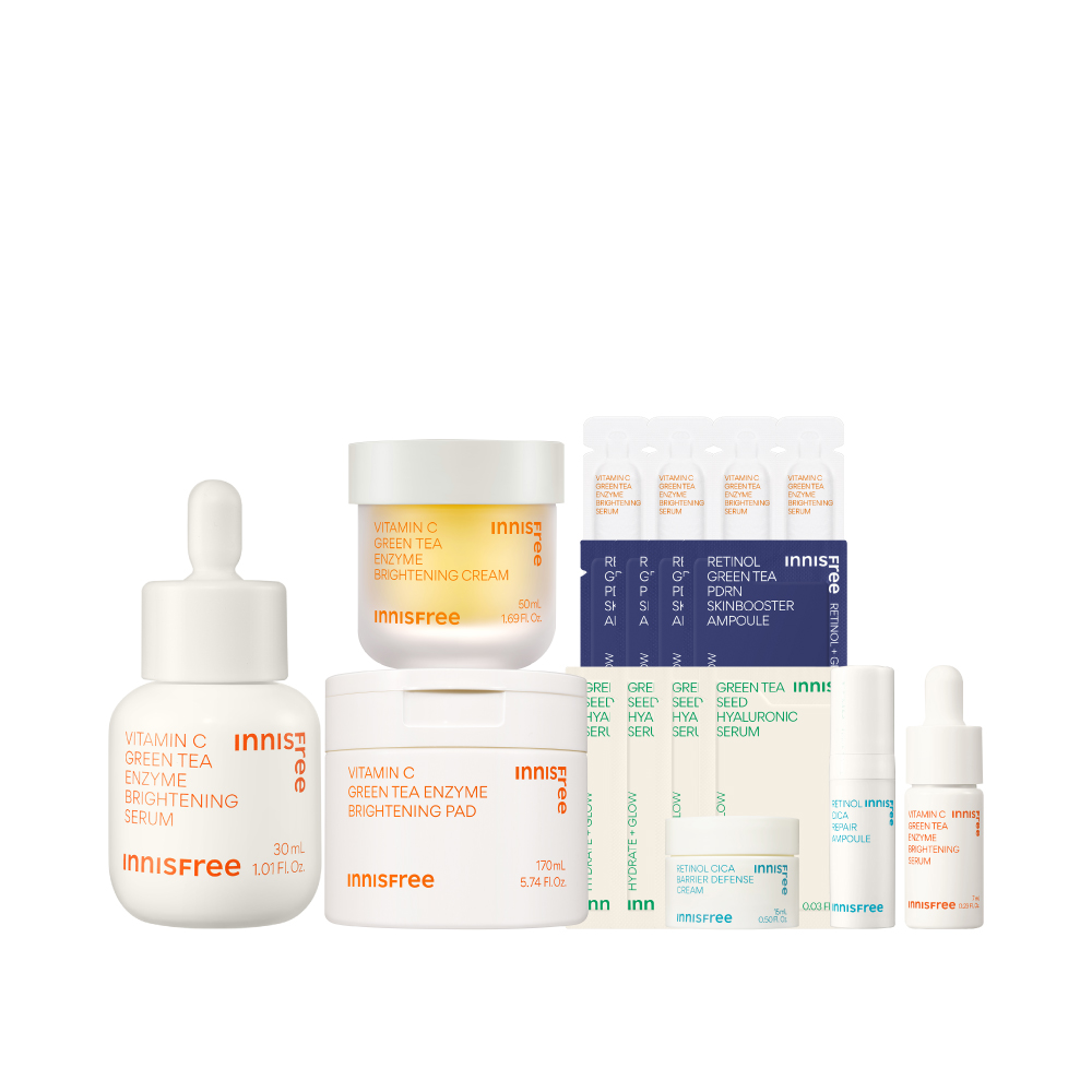 [6月限定] 維C家族全方位淨亮拋光組 innisfree VC 3 Steps