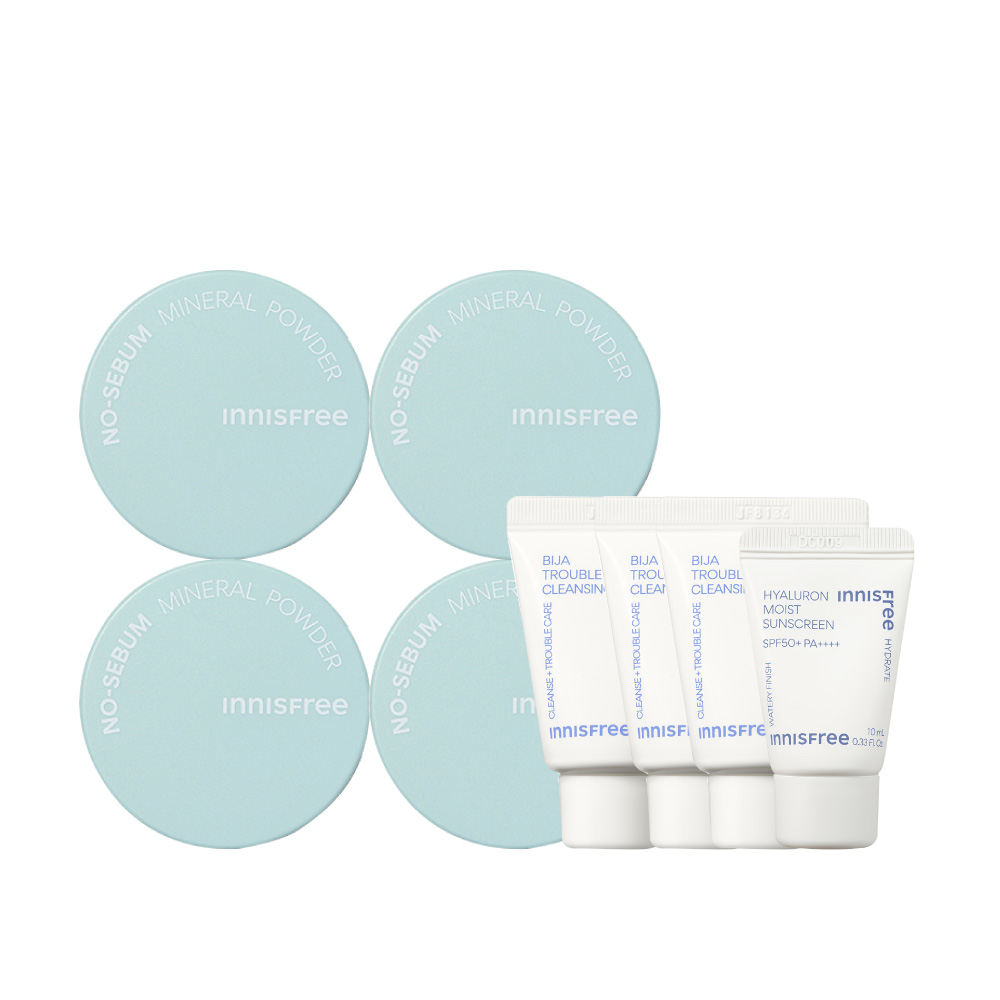 [7月限定] 控油蜜粉囤貨4件組 innisfree Powder4