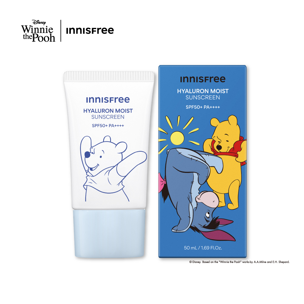 玻尿酸保濕水感防曬霜 SPF50+ PA++++ (小熊維尼限定版) innisfree