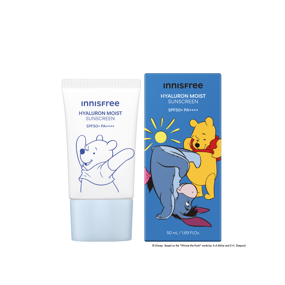 玻尿酸保濕水感防曬霜 SPF50+ PA++++ (小熊維尼限定版) innisfree INNISFREE HYALURON MOIST SUNSCREEN SPF50+ PA++++