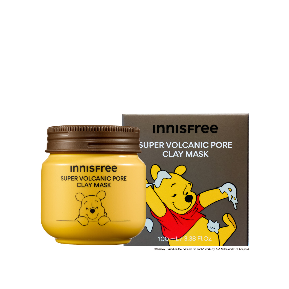 超級火山泥毛孔潔淨面膜 (小熊維尼限定版) innisfree INNISFREE SUPER VOLCANIC PORE CLAY MASK
