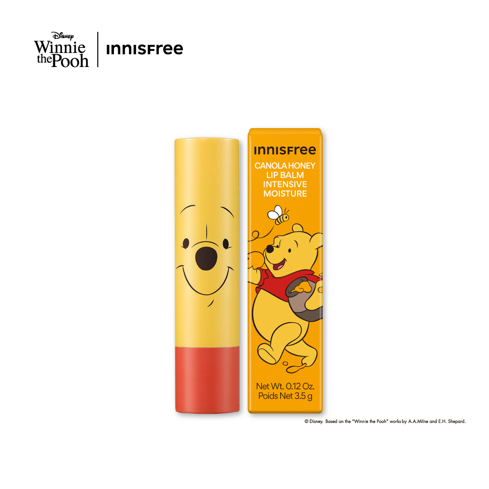 芥花糖蜜超保溼護唇膏 (小熊維尼限定版) innisfree