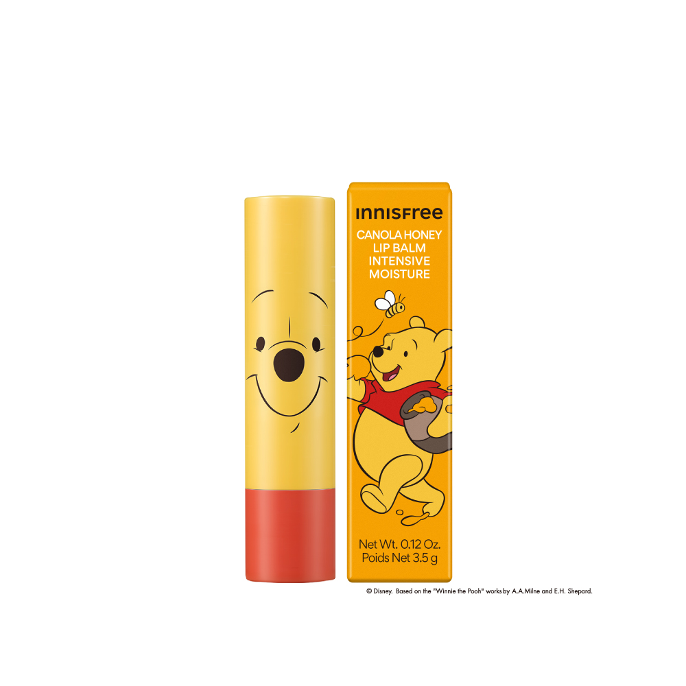芥花糖蜜超保溼護唇膏 (小熊維尼限定版) innisfree INNISFREE CANOLA HONEY LIP BALM INTENSIVE MOISTUR