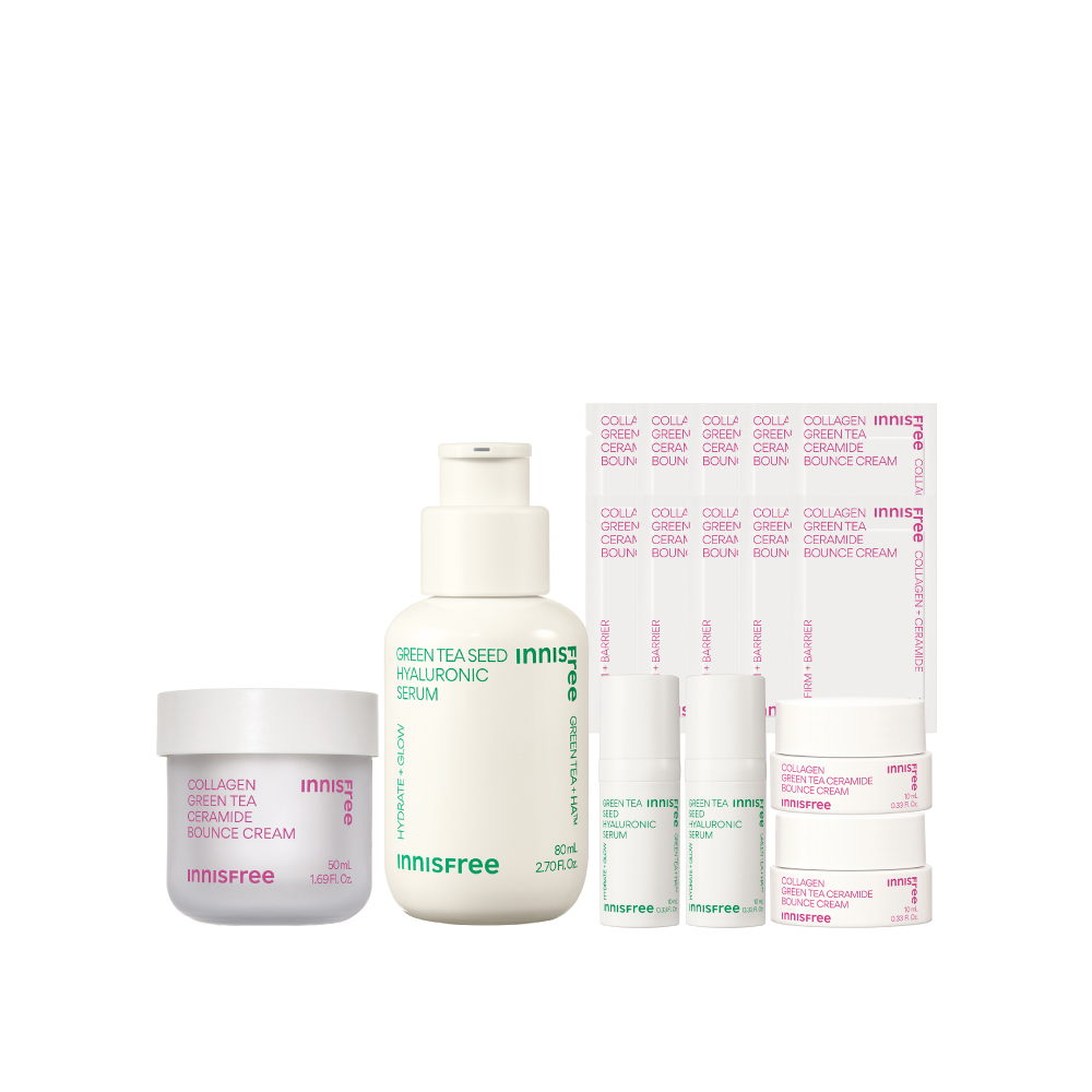 [9月限定] 綠茶膠原魅力爆澎組 innisfree GT+CGC