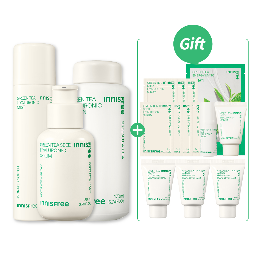 [9月限定] 綠茶家族全方位保濕組 innisfree