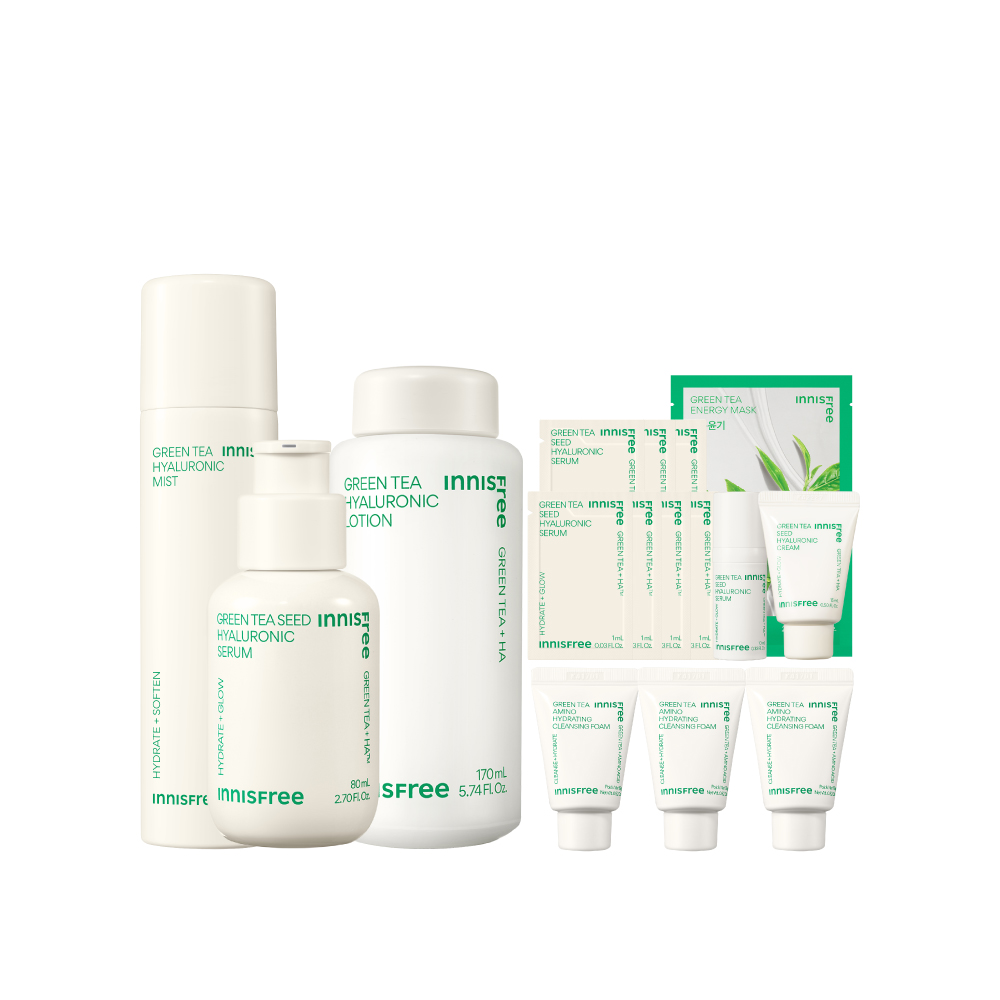 [9月限定] 綠茶家族全方位保濕組 innisfree GT 3 Steps