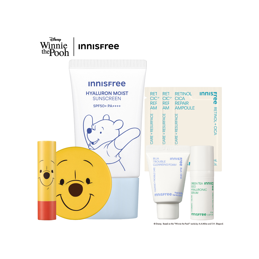 [小熊維尼限定版]維尼保濕防曬蜜粉組 innisfree Sun+powder02