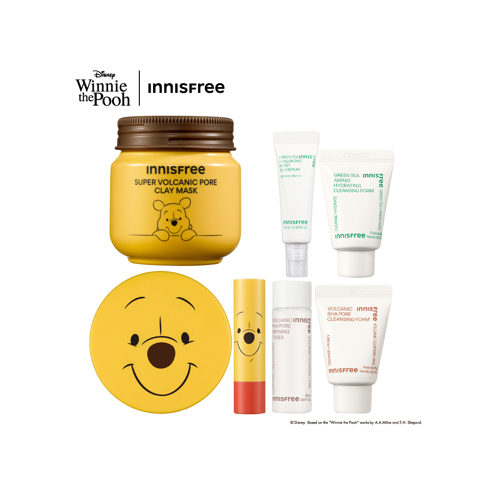 【Rei團購優惠💛】控油神器嘟嘟唇組(小熊維尼) innisfree Rei Set3
