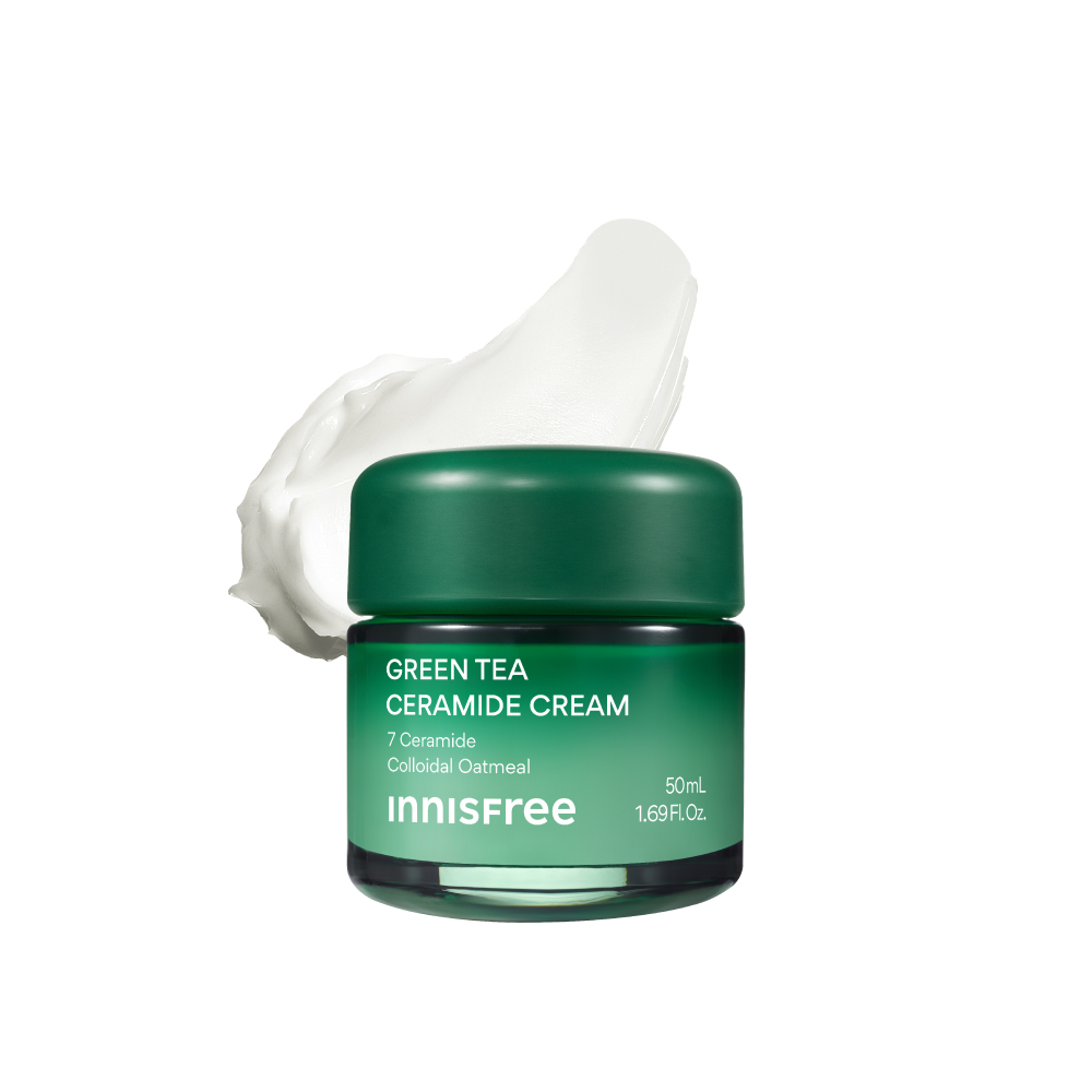 綠茶神經醯胺保濕霜 50ml innisfree INNISFREE GREEN TEA CERAMIDE CREAM