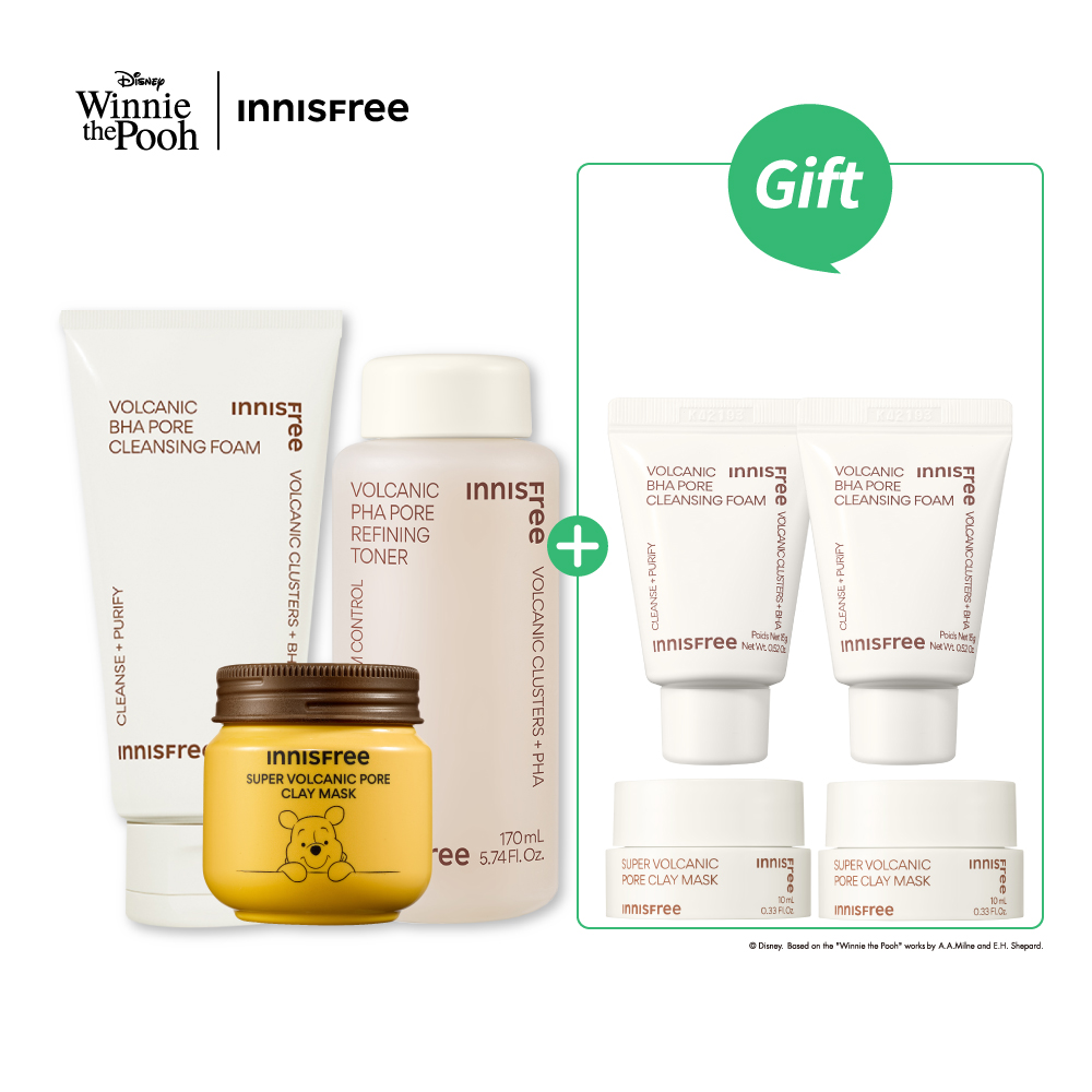 [10月限定] 火山泥控油潔面組 innisfree