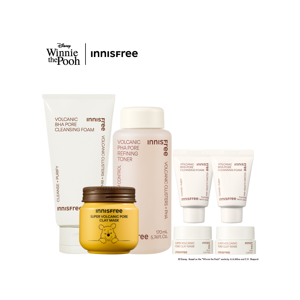 [10月限定] 火山泥控油潔面組 innisfree Vol 3 Steps
