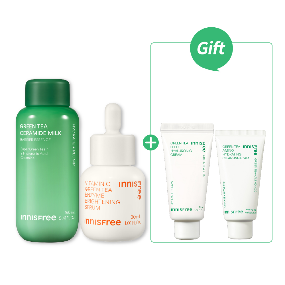 【Dcard團購優惠🩵】水潤透亮牛奶肌組 innisfree