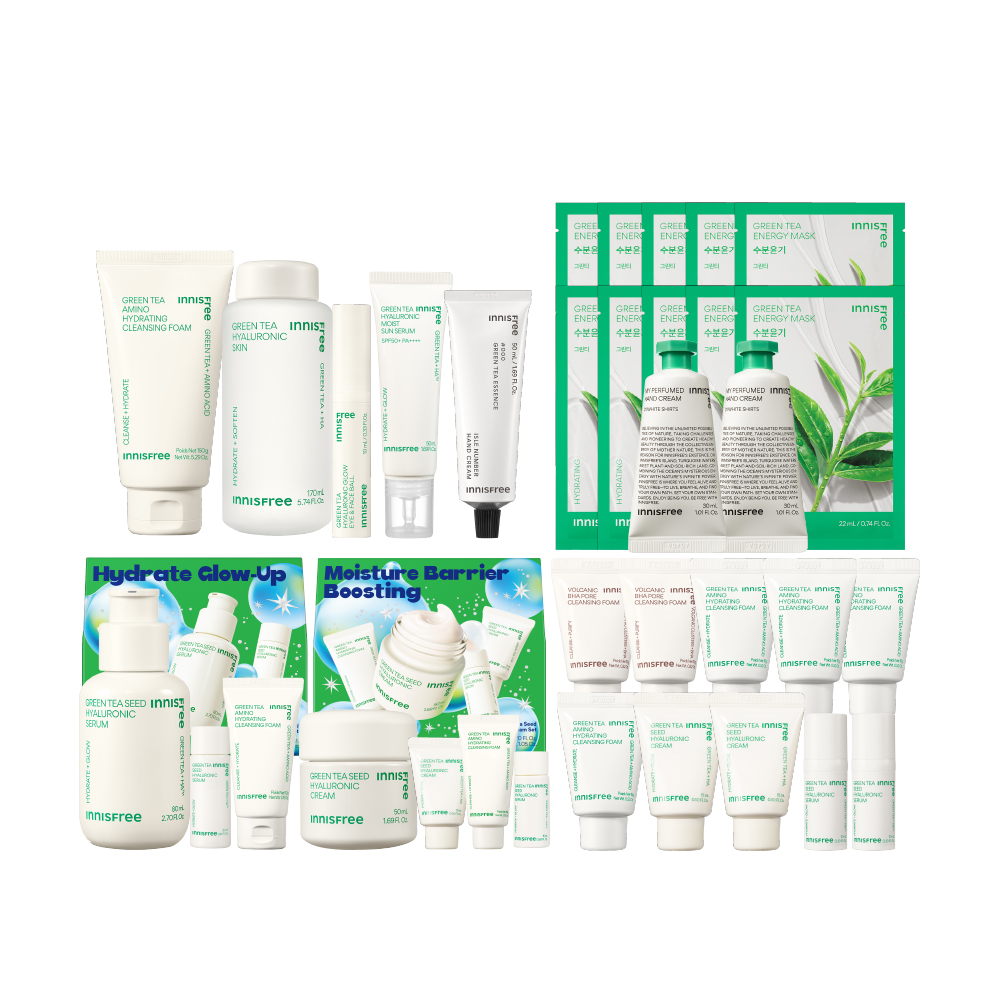 [買7送27]綠茶家族全方位保濕組 innisfree GT Family set