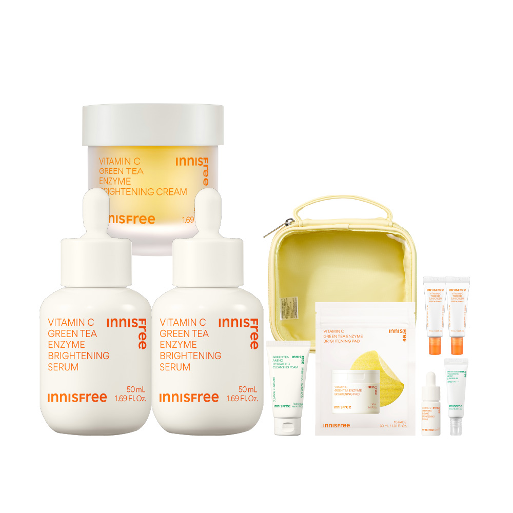 [雙11限定] 維C淨亮拋光霸容量精霜組 innisfree VCC+VC50