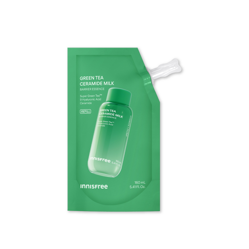 綠茶神經醯胺牛奶水精華160ml[補充包] innisfree