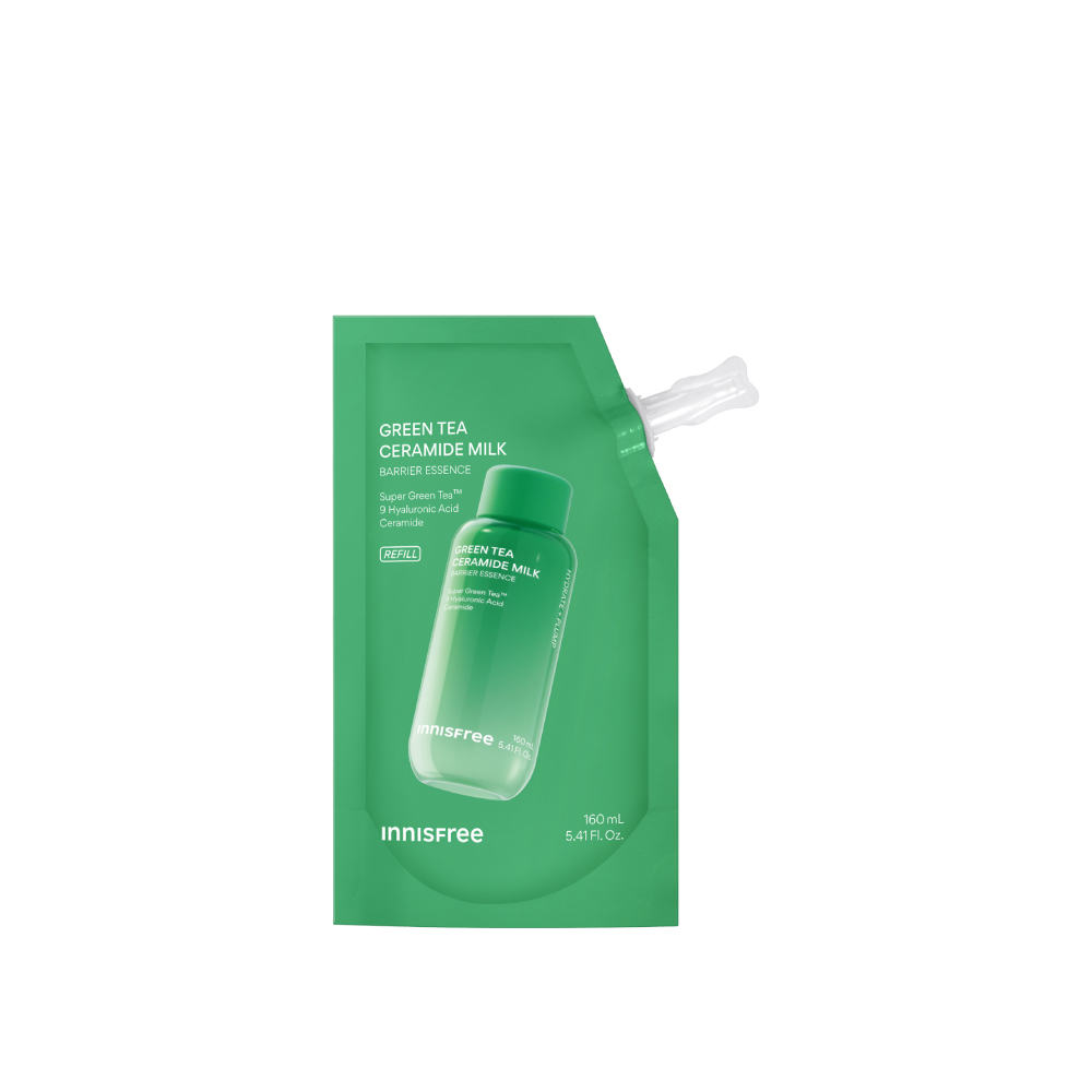 綠茶神經醯胺牛奶水精華160ml[補充包] innisfree INNISFREE GREEN TEA CERAMIDE MILK REFILL