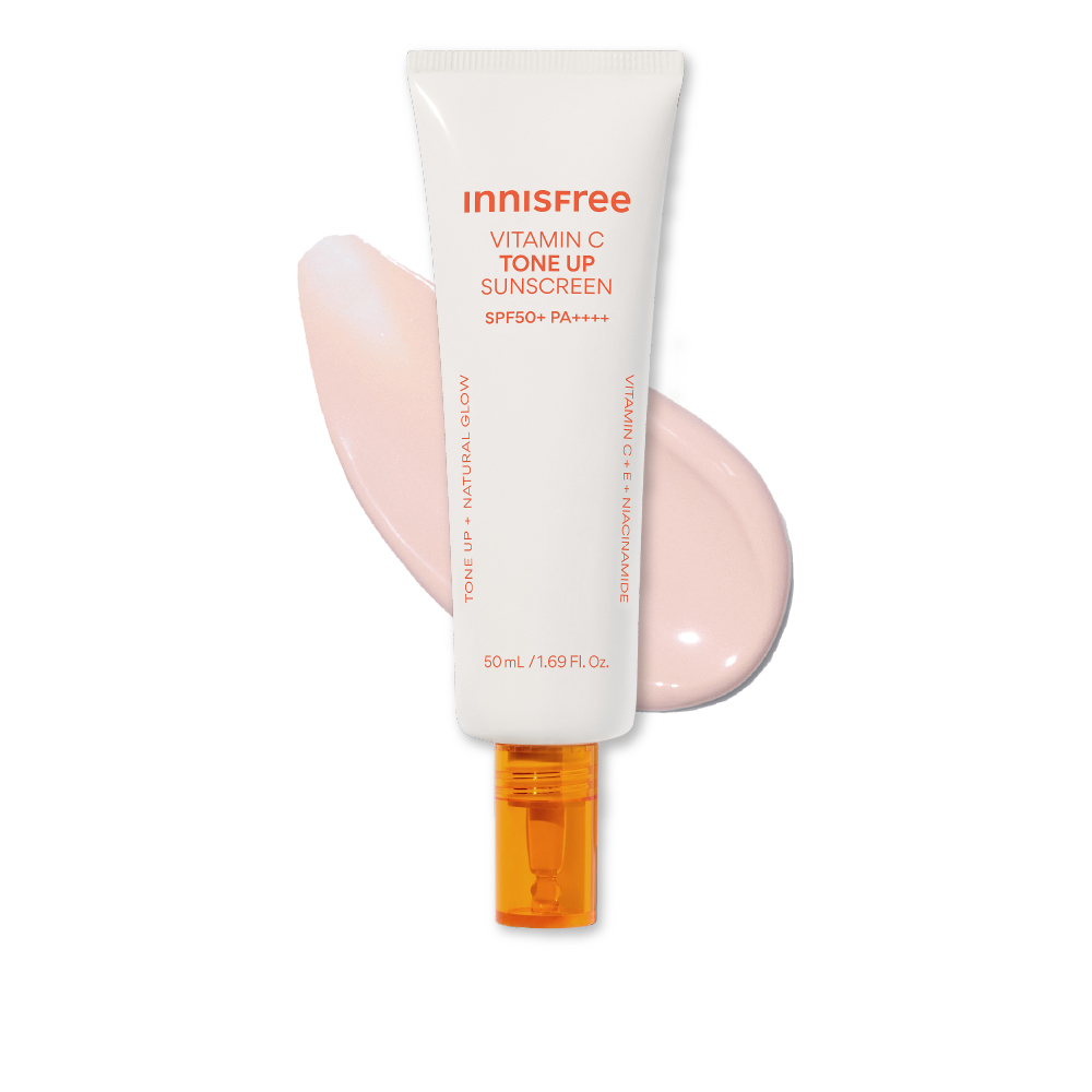 【💖綺綺團購優惠】維他命C亮白潤色防曬霜 SPF50+ PA++++ innisfree