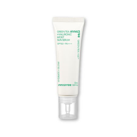 【💖綺綺團購優惠】綠茶玻尿酸保濕防曬精華 SPF50+ PA++++ 50ml innisfree