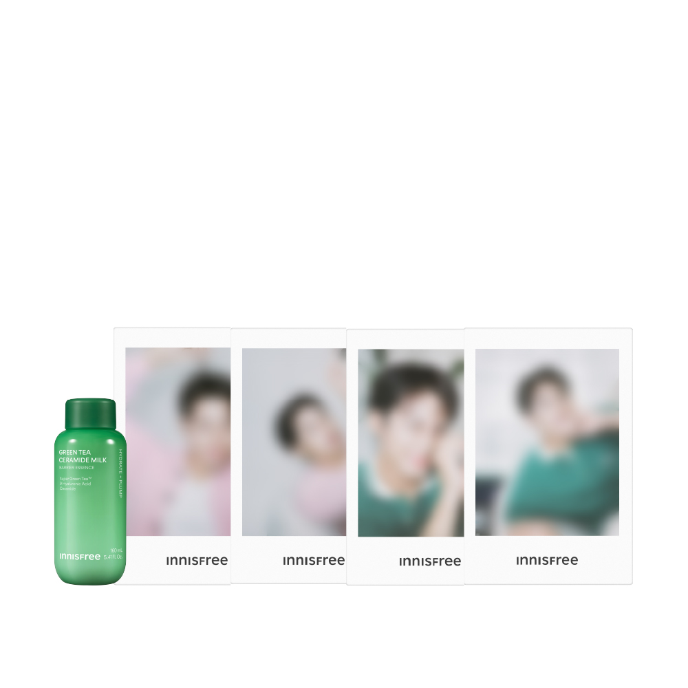 [Mingyu照片4件組]綠茶神經醯胺牛奶水精華 innisfree INNISFREE GREEN TEA CERAMIDE MILK