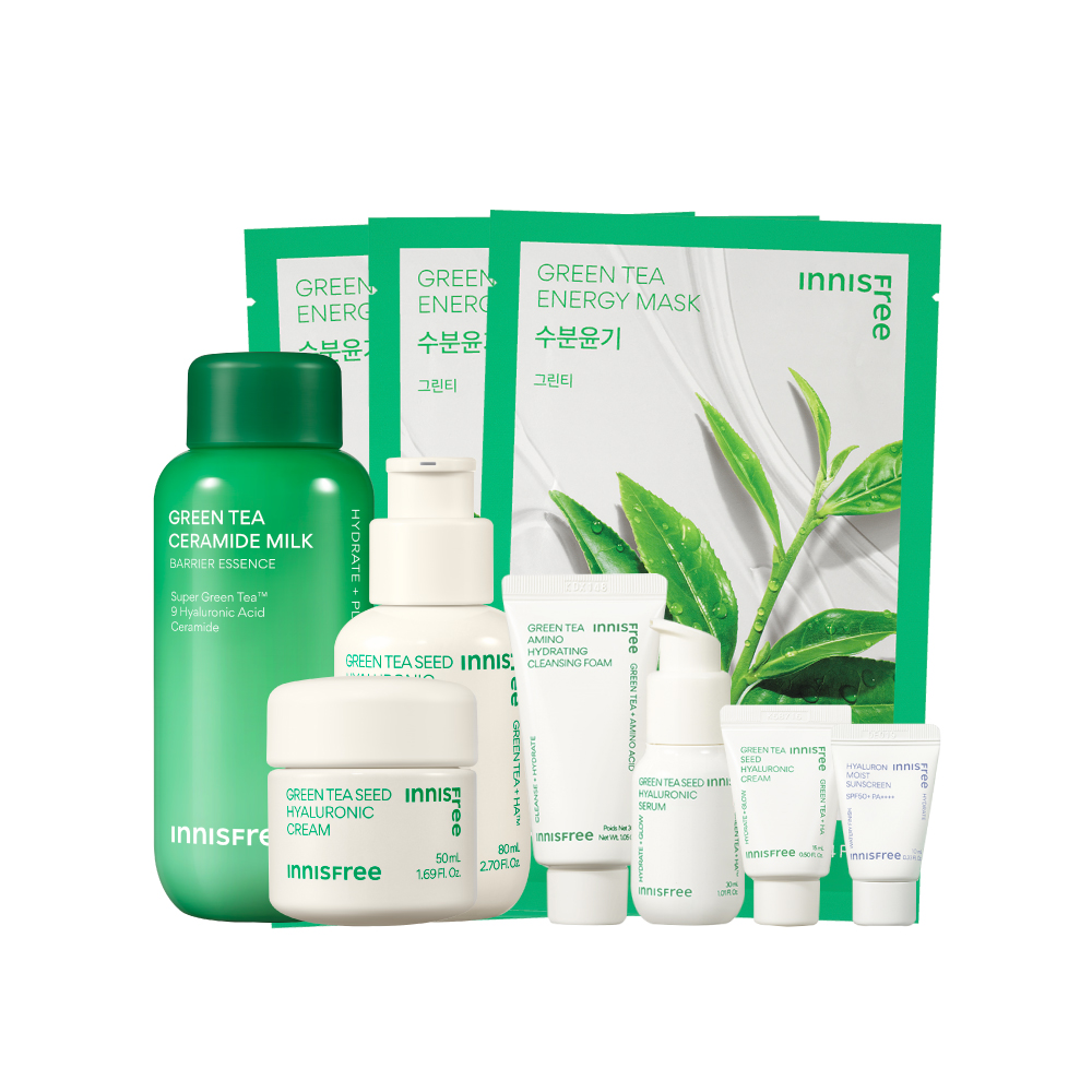 [2月限定]綠茶家族全方位保濕組 innisfree GT 3 Steps