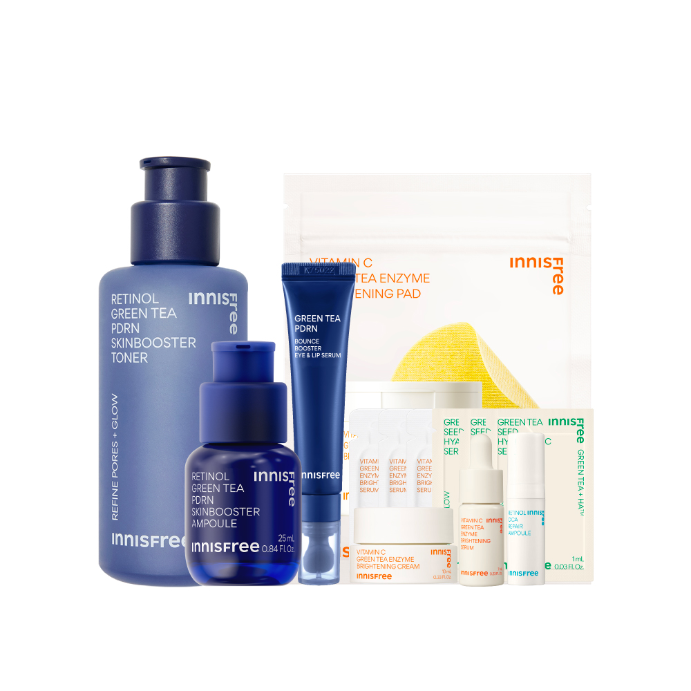 [2月限定]PDRN家族水光奇蹟撫紋組 innisfree PDRN+Toner+Eye