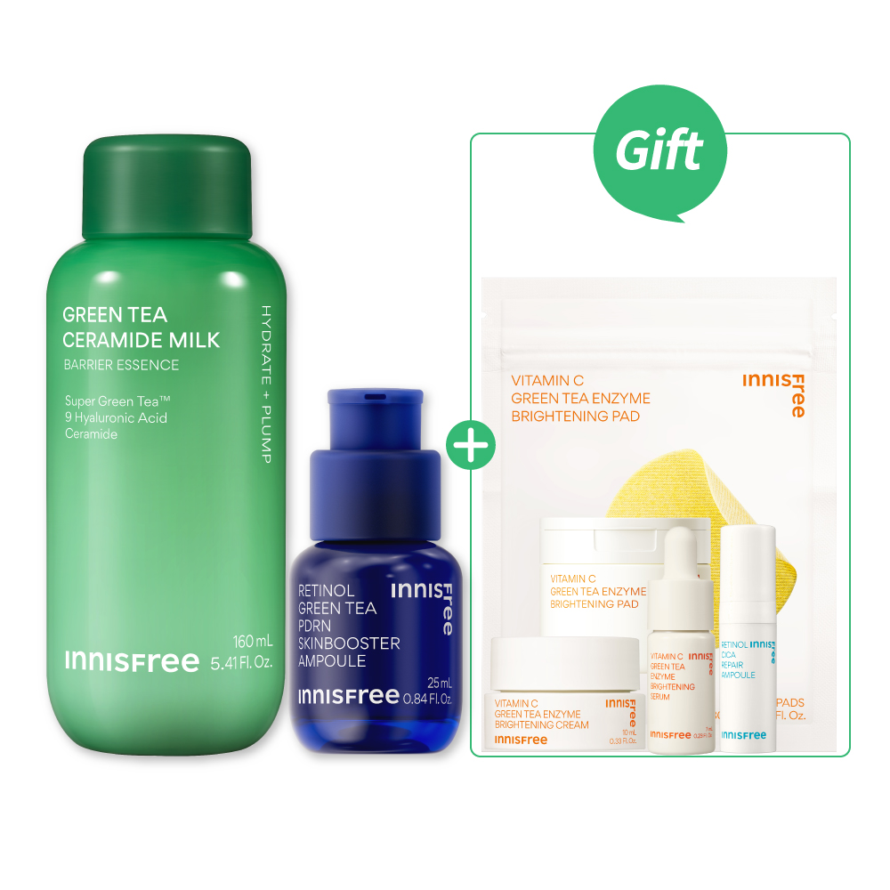 [2月限定]綠茶PDRN牛奶肌組 innisfree