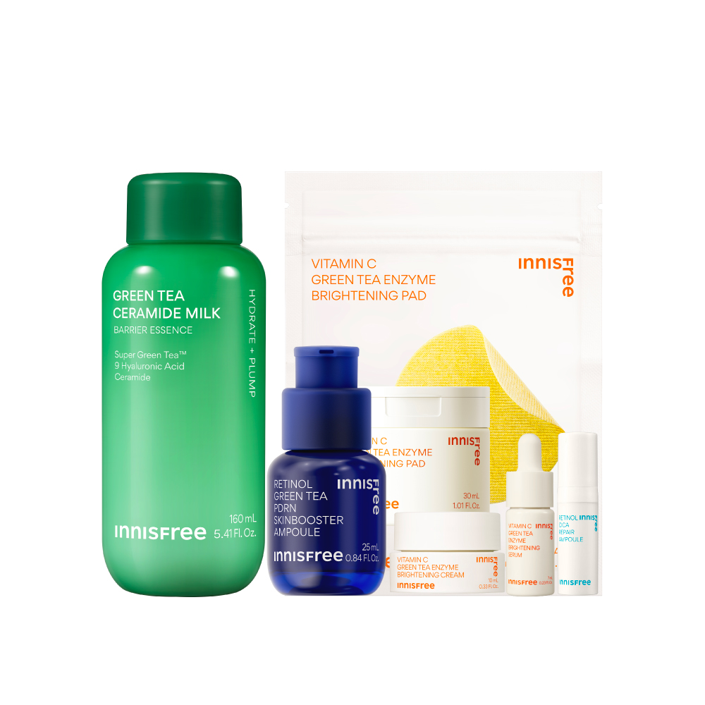 [2月限定]綠茶PDRN牛奶肌組 innisfree Milk+PDRN