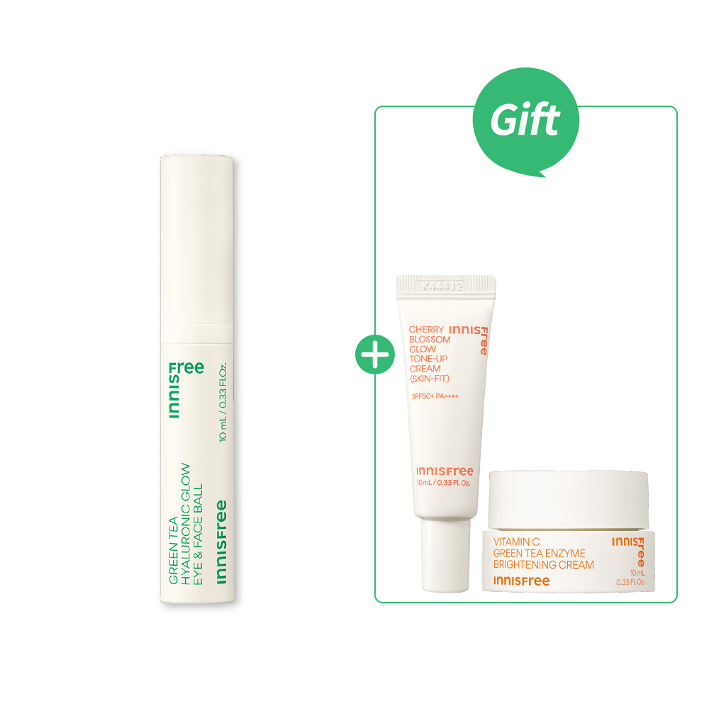 綠茶玻尿酸保濕滾珠眼部精華 10ml innisfree