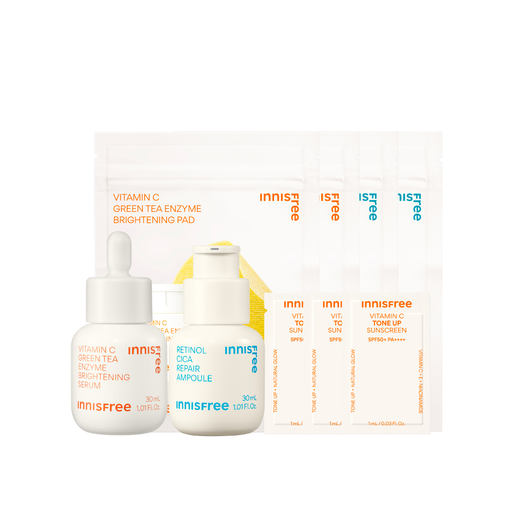 [2月限定]早C晚A戰痘穩膚組(入門版) innisfree VC+RCA